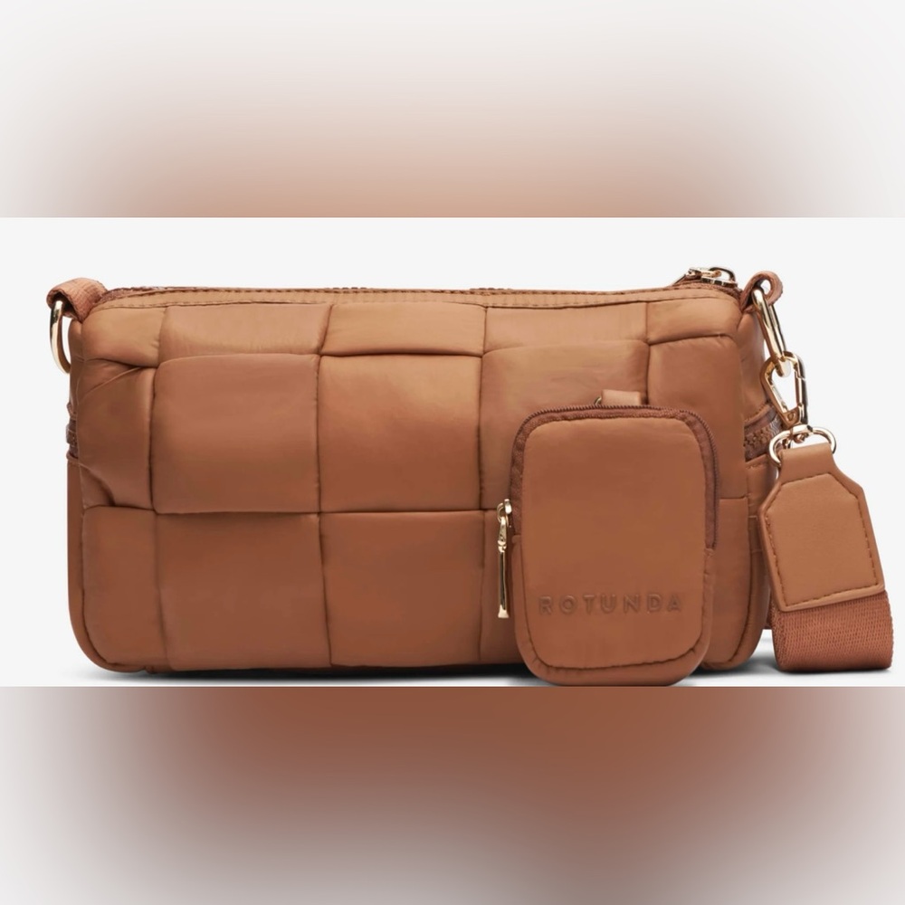 Rotunda Espe Crossbody Bag – Brown (Good Condition, with Dust Bag)